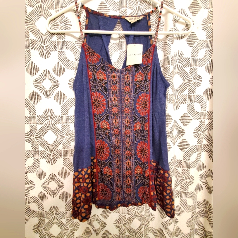 NWT Lucky Brand Boho Tank Top
